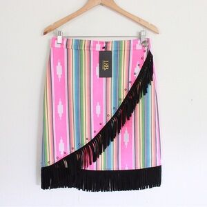 L&B Serape Fuchsia Medium Skirt